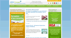 Desktop Screenshot of ecoconseil.org